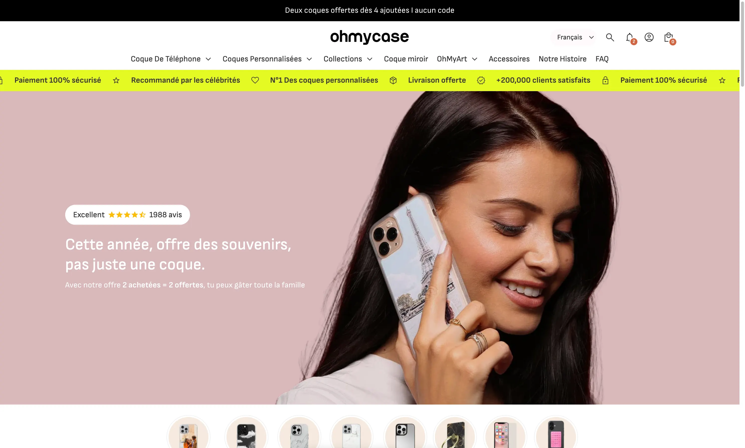 Ohmycase — Coques custom