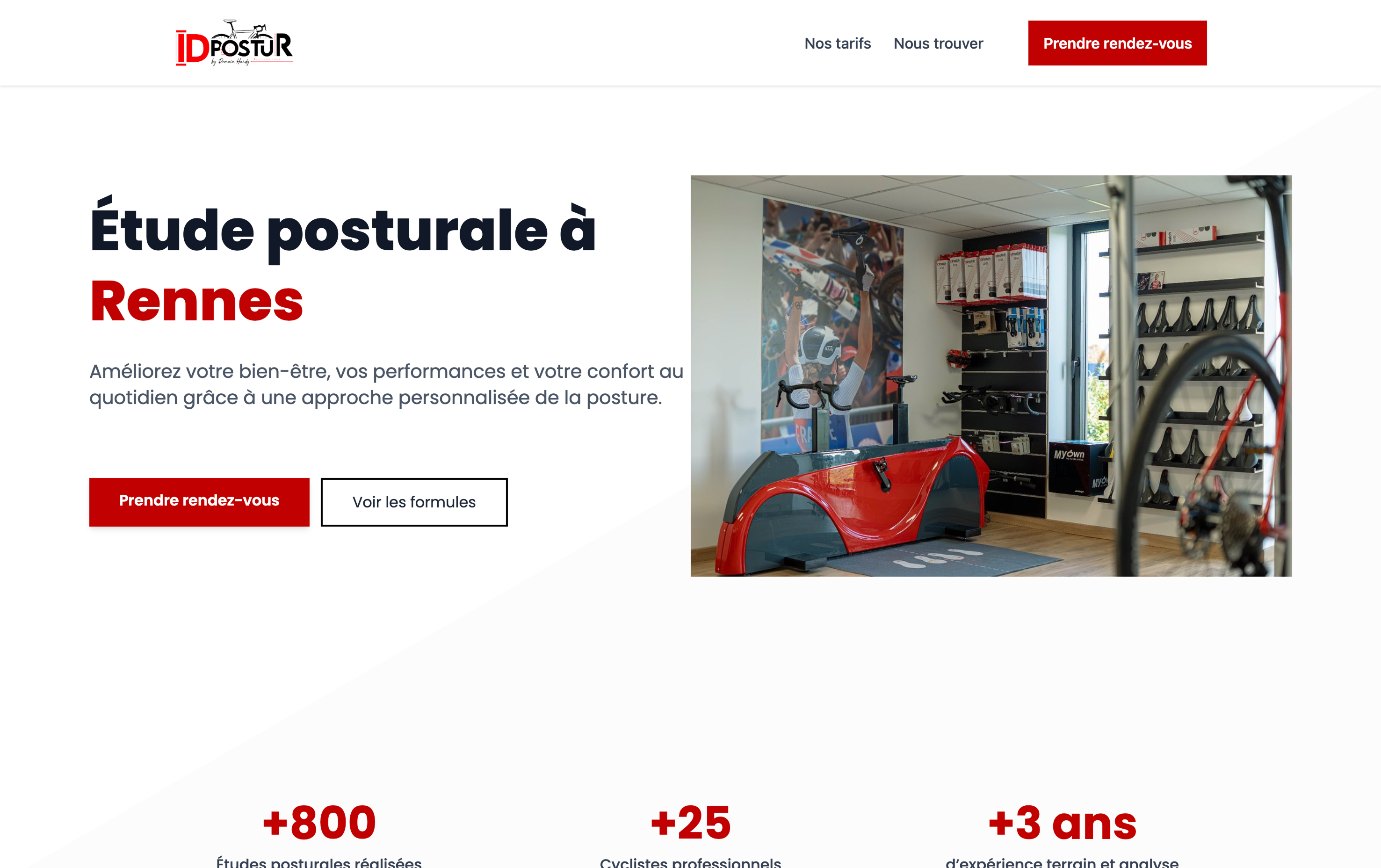 Aperçu du site ID Postur